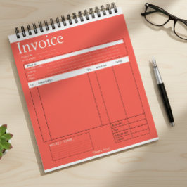 Bloco De Notas Custom Logo Small Business Invoice Sales Receipt R