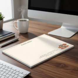 Bloco De Notas Custom Real Estate Autumn House Notepad