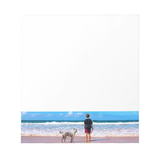 Bloco De Notas Custom Your Pet Photo Notepad (Frente)