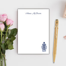 Bloco De Notas Customizable Chinoiserie Ginger Jar 