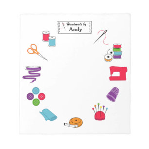 Bloco De Notas Customize the Label Sew Right