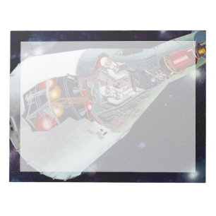 Bloco De Notas Cutaway, Uma Nave Espacial Gemini De Duas Pessoas