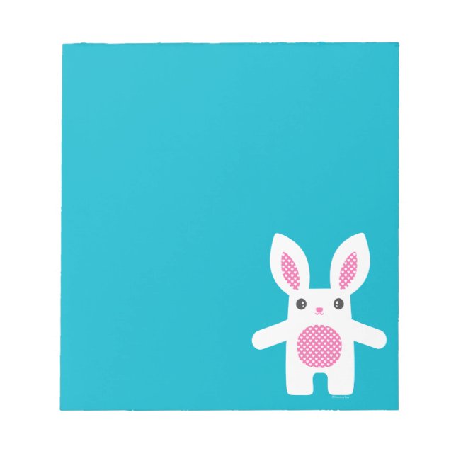 Bloco De Notas Cute Bunny Hug (Frente)