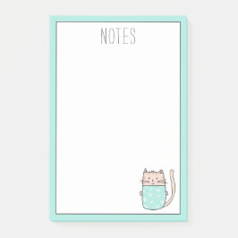 Bloco De Notas Cute Cate personalizado