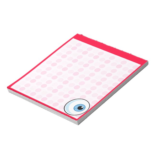 Bloco De Notas Cute Eyeball (Invertido)