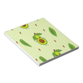 Bloco De Notas Cute kawaii avocado