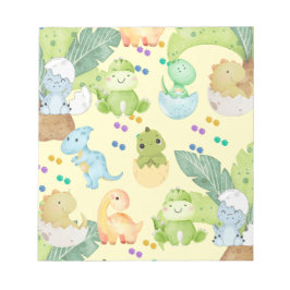 Bloco De Notas Cute Little Dino