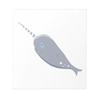 Bloco De Notas Cute Narwhal