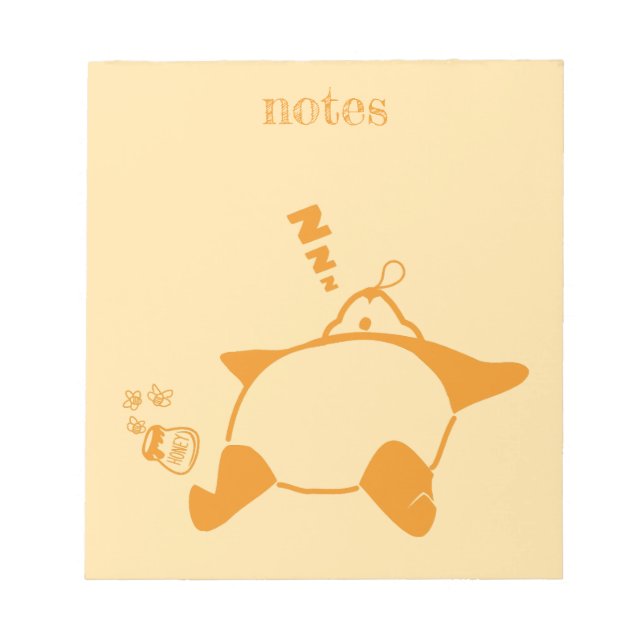 Bloco De Notas Cute Panda (Frente)