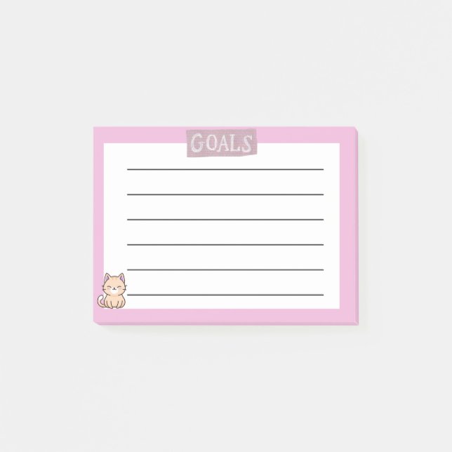 Bloco De Notas Cute sticky sticky notes  (Frente)