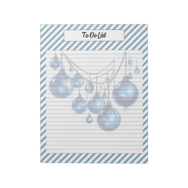 Bloco De Notas Cutie Blue Christmas (Invertido)