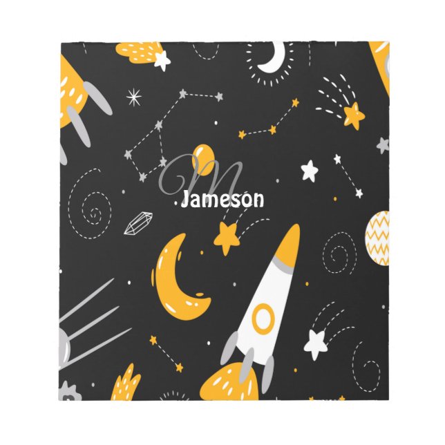 Bloco de notas da Galáxia do Espaço Exterior Amare (Frente)