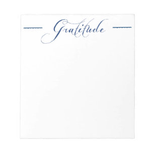 Bloco de notas da gratitude
