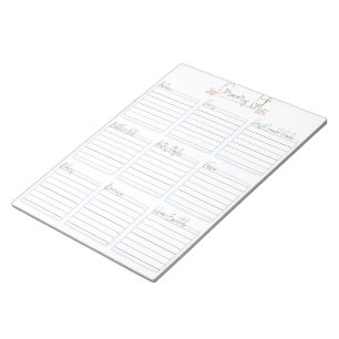 Bloco de Notas da Lista de Compras