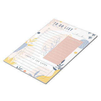 Bloco de Notas da Lista de Cores a Fazer do Pastel