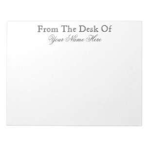 BLOCO DE NOTAS DA MESA DE