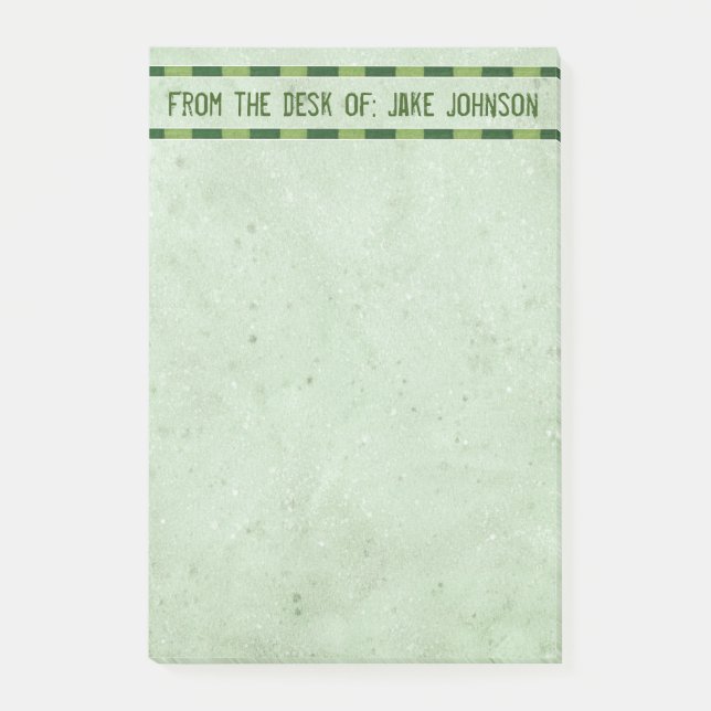 Bloco De Notas Da mesa de: (Frente)