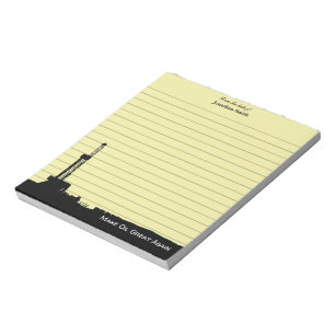 Bloco De Notas Da mesa de Fazer Excelente De Petróleo Novament