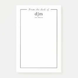 Bloco De Notas Da Mesa De Negócios Simples E Minimalistas