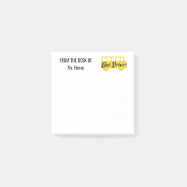 Bloco De Notas Da mesa do amarelo personalizado condutor de