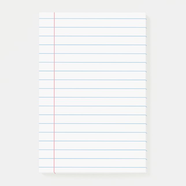 Bloco de notas da página em papel (Frente)