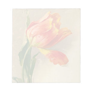 Bloco de notas da tulipa do vintage