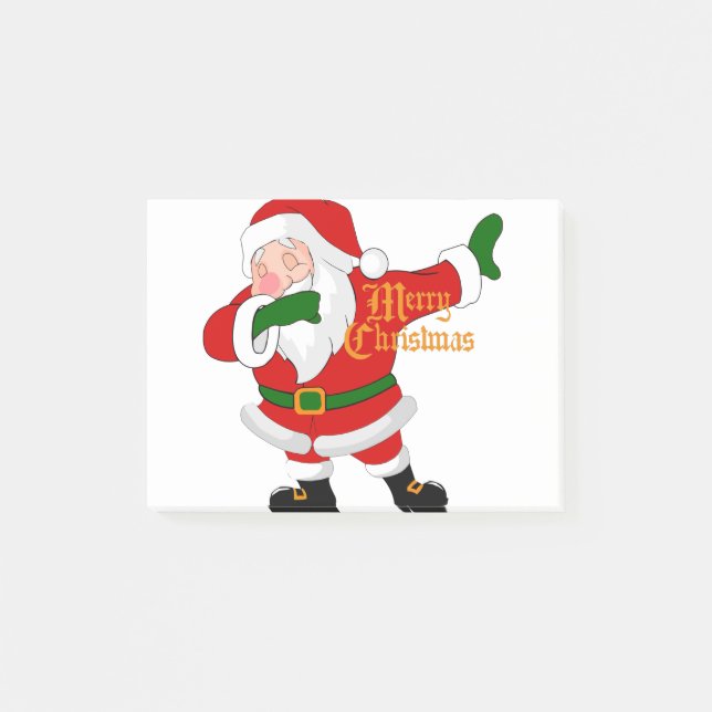 Bloco De Notas dabbing santa claus (Frente)