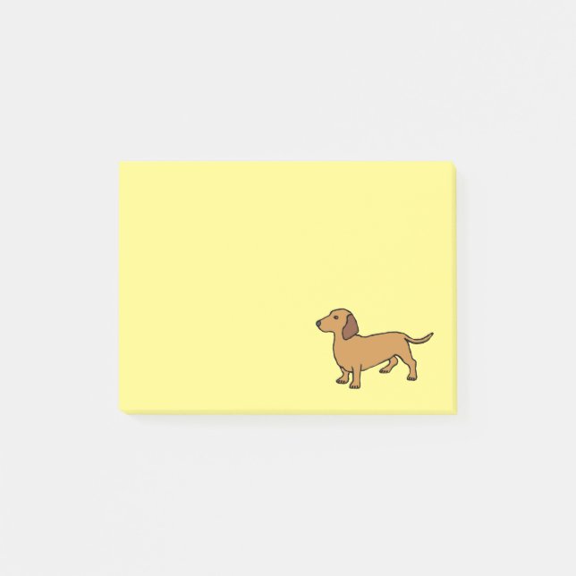 Bloco De Notas Dachshund (Frente)