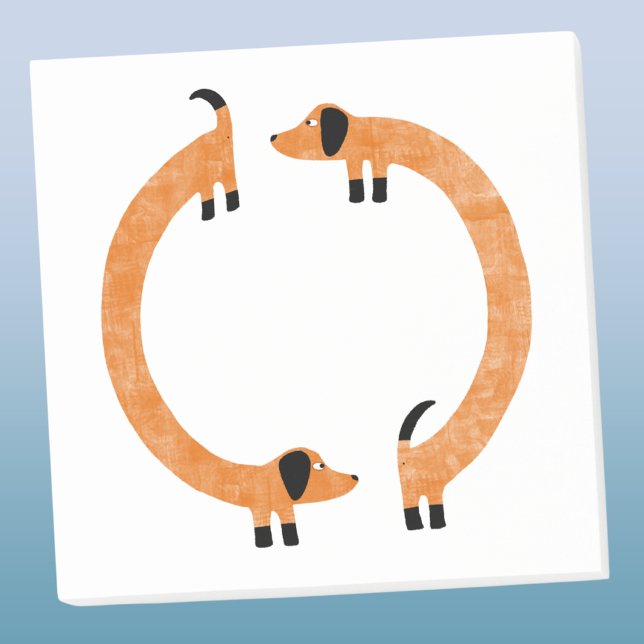 Bloco De Notas Dachshund Divertido (Fun Dachshund Sausage or Wiener Dog PostIt notes for animal lovers)