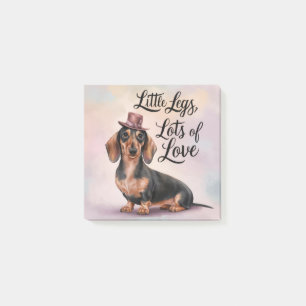 Bloco De Notas Dachshund Pequenas Pernas Muito Amor