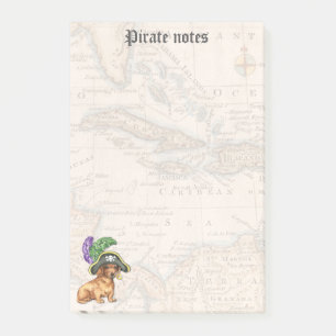 Bloco De Notas Dachshund Pirate