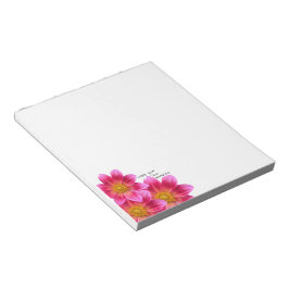 Bloco De Notas Dahlia Notepad