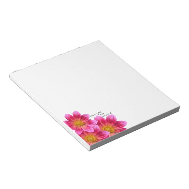 Bloco De Notas Dahlia Notepad (Inclinado)
