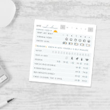 Daily Self Care Check-in ADHD Neurodivergente