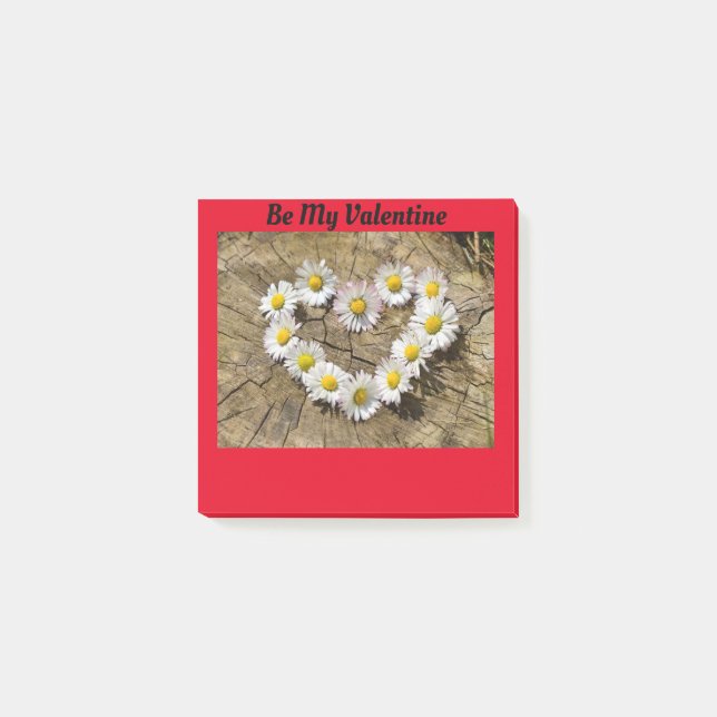 Bloco De Notas Daisy Heart Posta-It Notes (Frente)