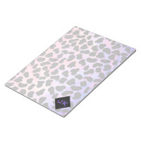 Dalmatiano Monograma Preto e Rosa