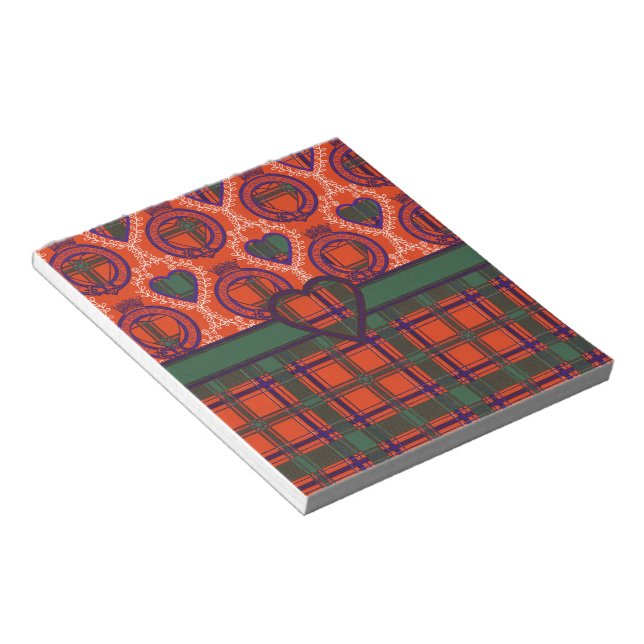 Bloco De Notas Dalzell Scottish Tartan (Inclinado)