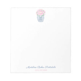 Bloco De Notas Damas de Jar de Peony Ginger Refinadas