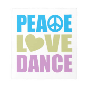 Bloco De Notas Dança do amor da paz