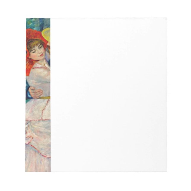 Bloco De Notas Dança em Boudonal Pierre Renoir (Frente)