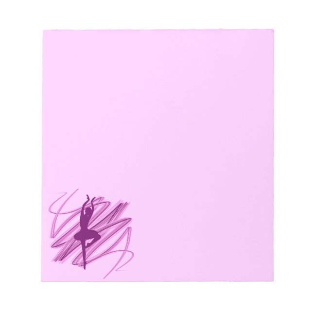 Bloco De Notas Dançarina de bailarina (Frente)