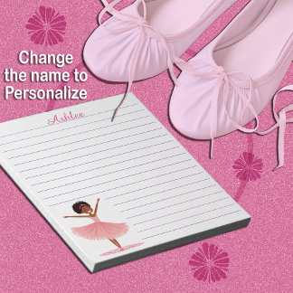 Bloco De Notas Dance Balé Ballerina Brown Skin