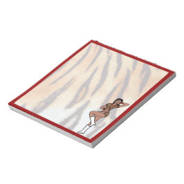 Bloco De Notas Dancer Notepad Red Tiger #2