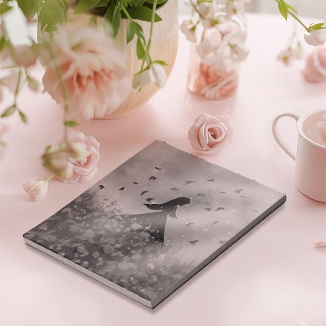 Bloco De Notas Dancing with birds (Criador carregado)