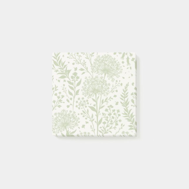 Bloco De Notas Dandelion Soft Olive - Neutro (Frente)