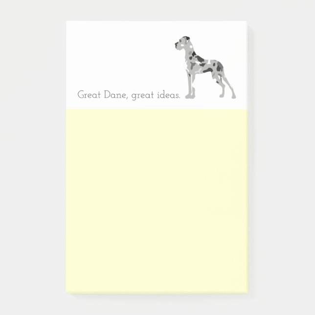 Bloco De Notas Daneiro Great Dane (Frente)