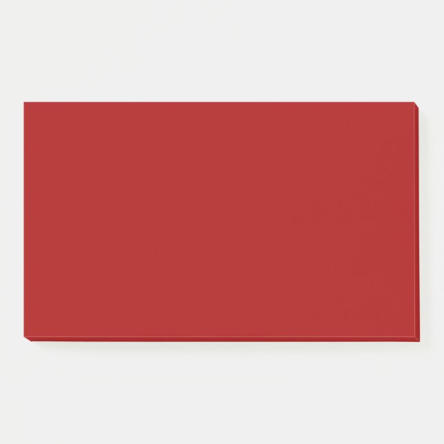 Bloco De Notas Dark Candy Apple Red Solid Color (Frente)