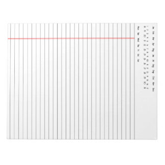 Bloco De Notas Dated Notepad