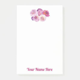 Bloco De Notas Dazzling Dahlia Post It Notes