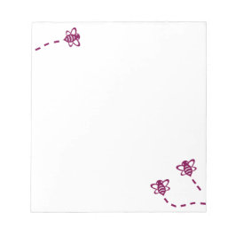 Bloco de notas de abelha minimalista - uso diário